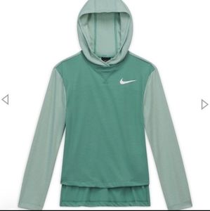 Nike | Dri-FIT Trophy Girls Lightweight Jersey Knit Green Hoodie Youth Size XL